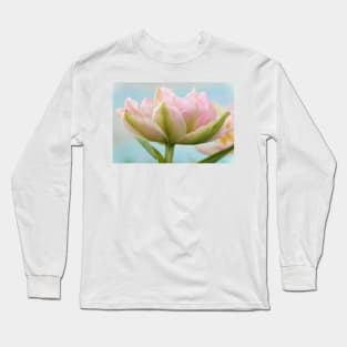 Tulipa  &#39;Peach Blossom&#39;  Tulip  Double Early Group Long Sleeve T-Shirt